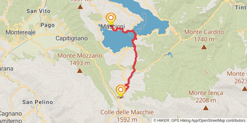 Cammino Nelle Terre Mutate stage 13 Map