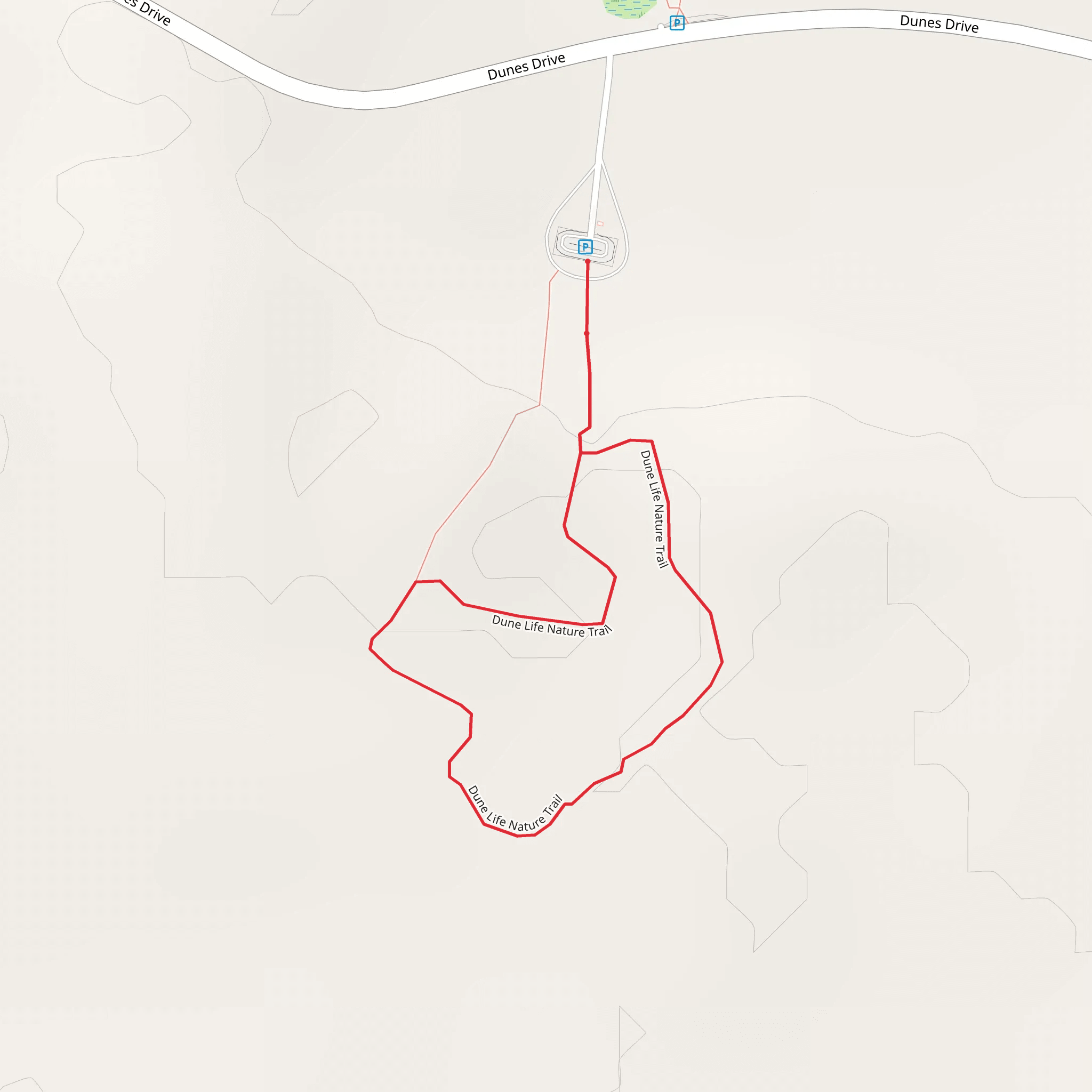 Dune Life Nature Trail mobile static map