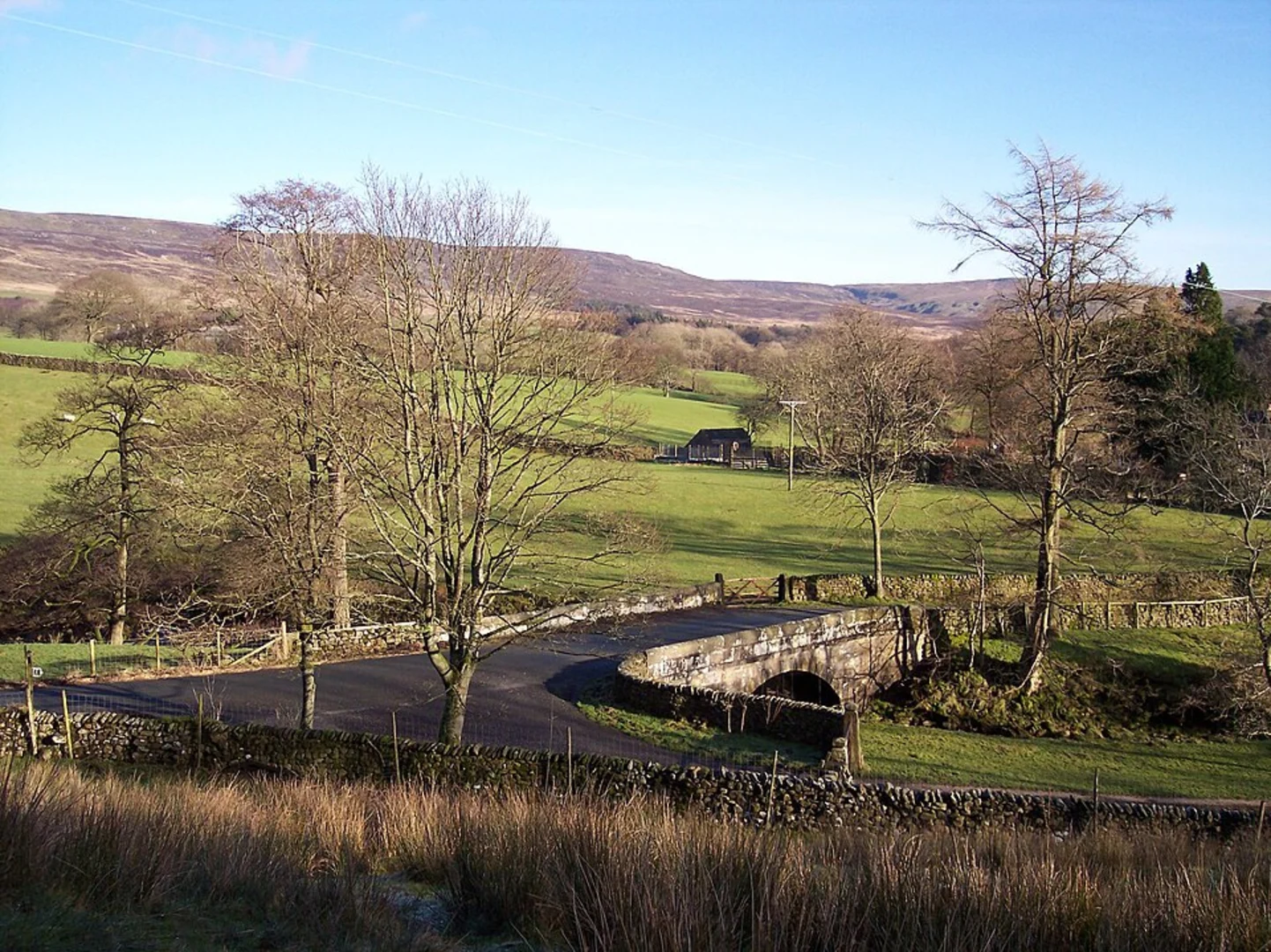 An image depicting the trail Broomhill Plantation Loop and its surrounding area.
