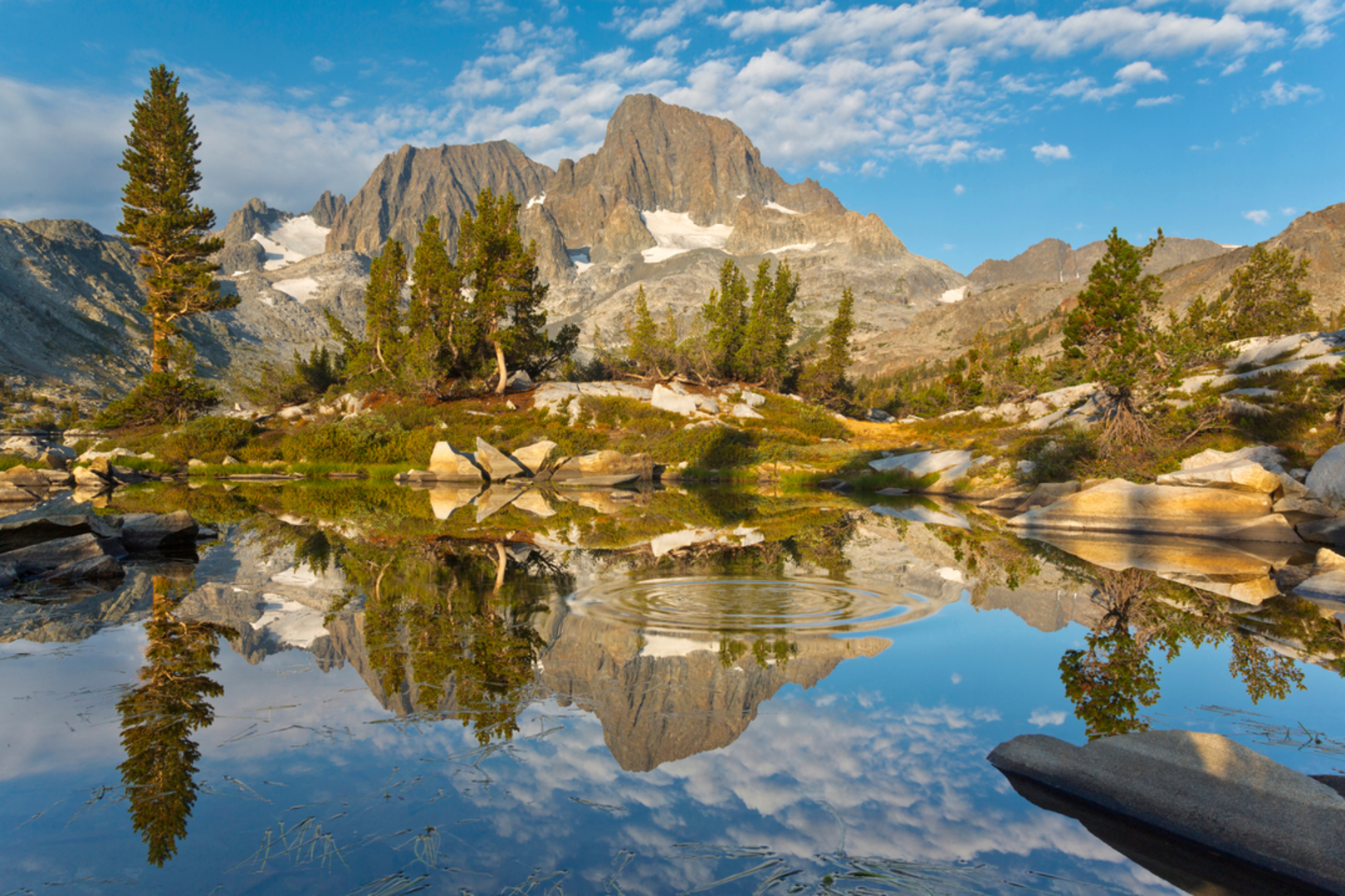 An image depicting the trail Badger Lake via Pacific Crest Trail and its surrounding area.