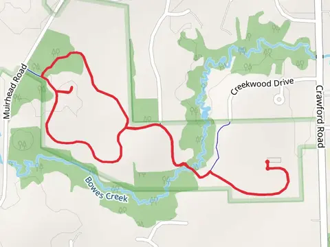 Meadow Trail, Grassland Trail and Old Grave Loop Trail