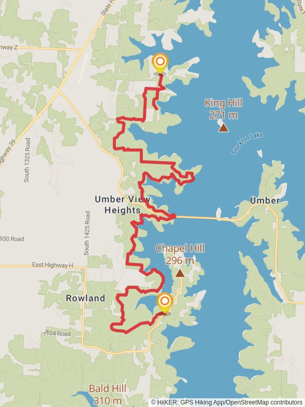 Rutledge Bluff Overlook Trail