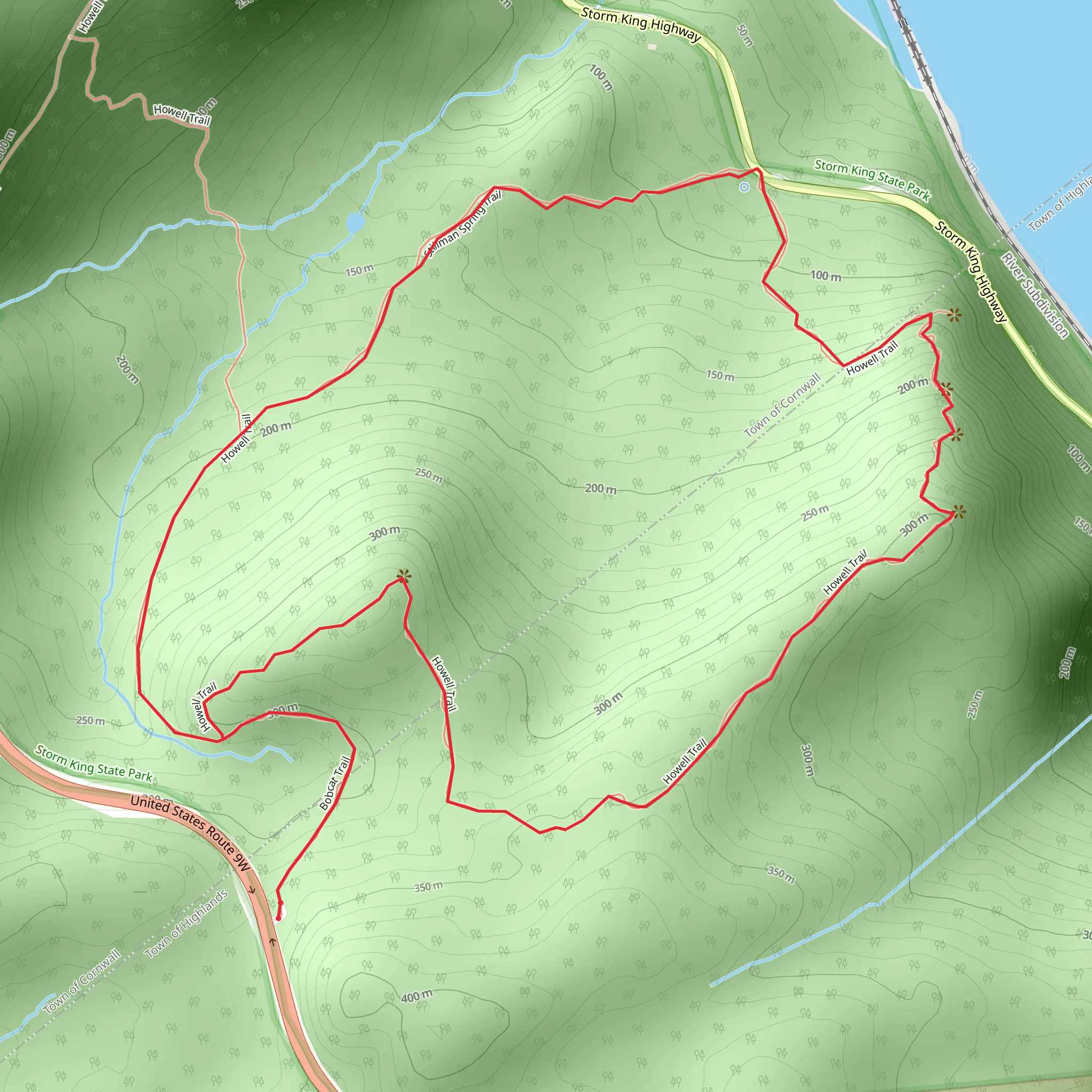 Howell Trail mobile static map