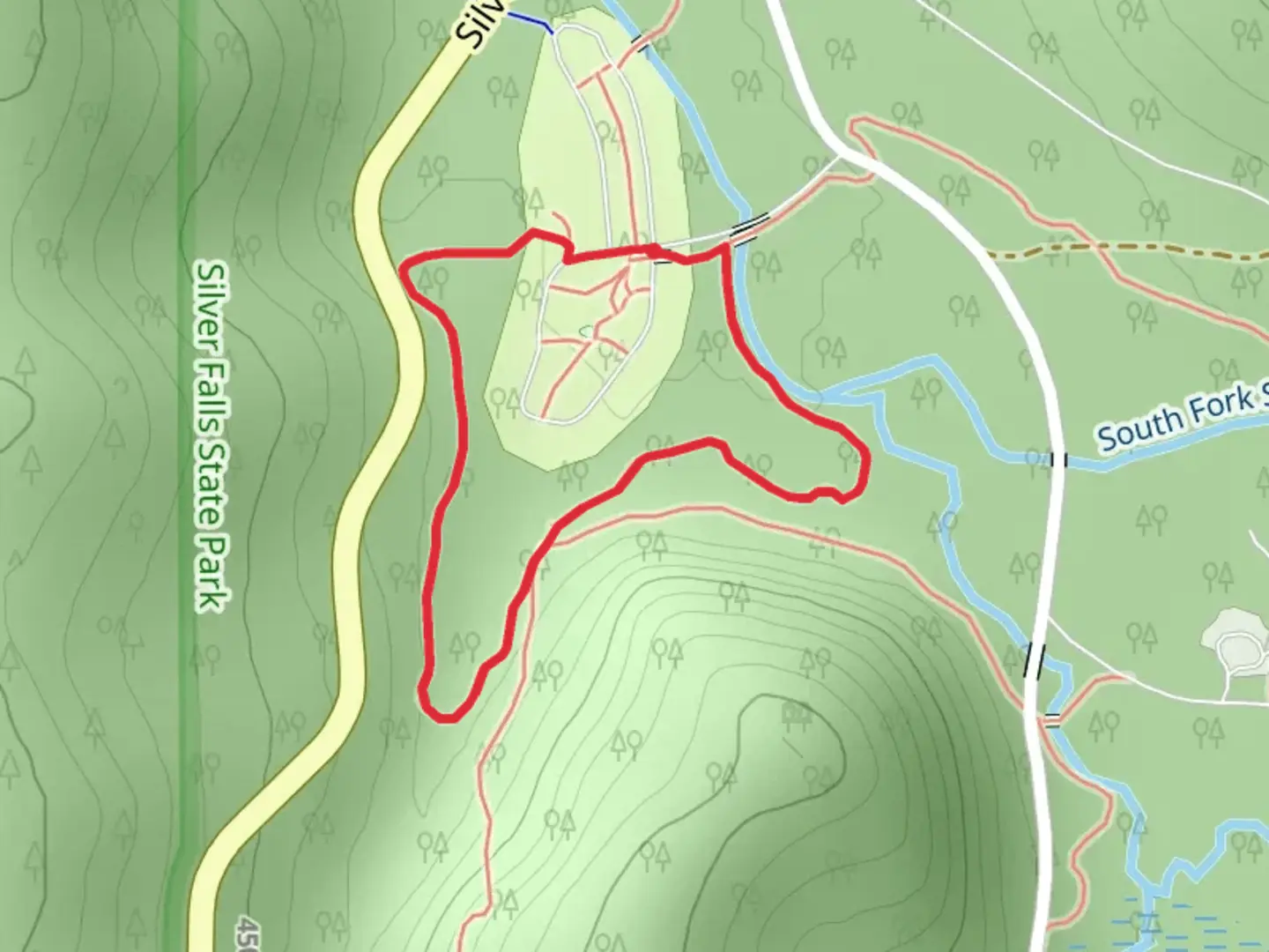An image depicting the trail Nature Loop Trail and its surrounding area.