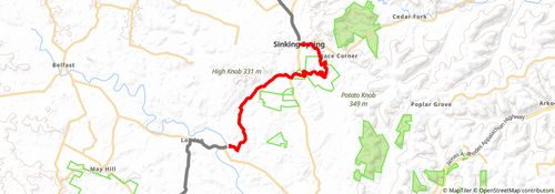 American Discovery Trail South Route stage 69 Map