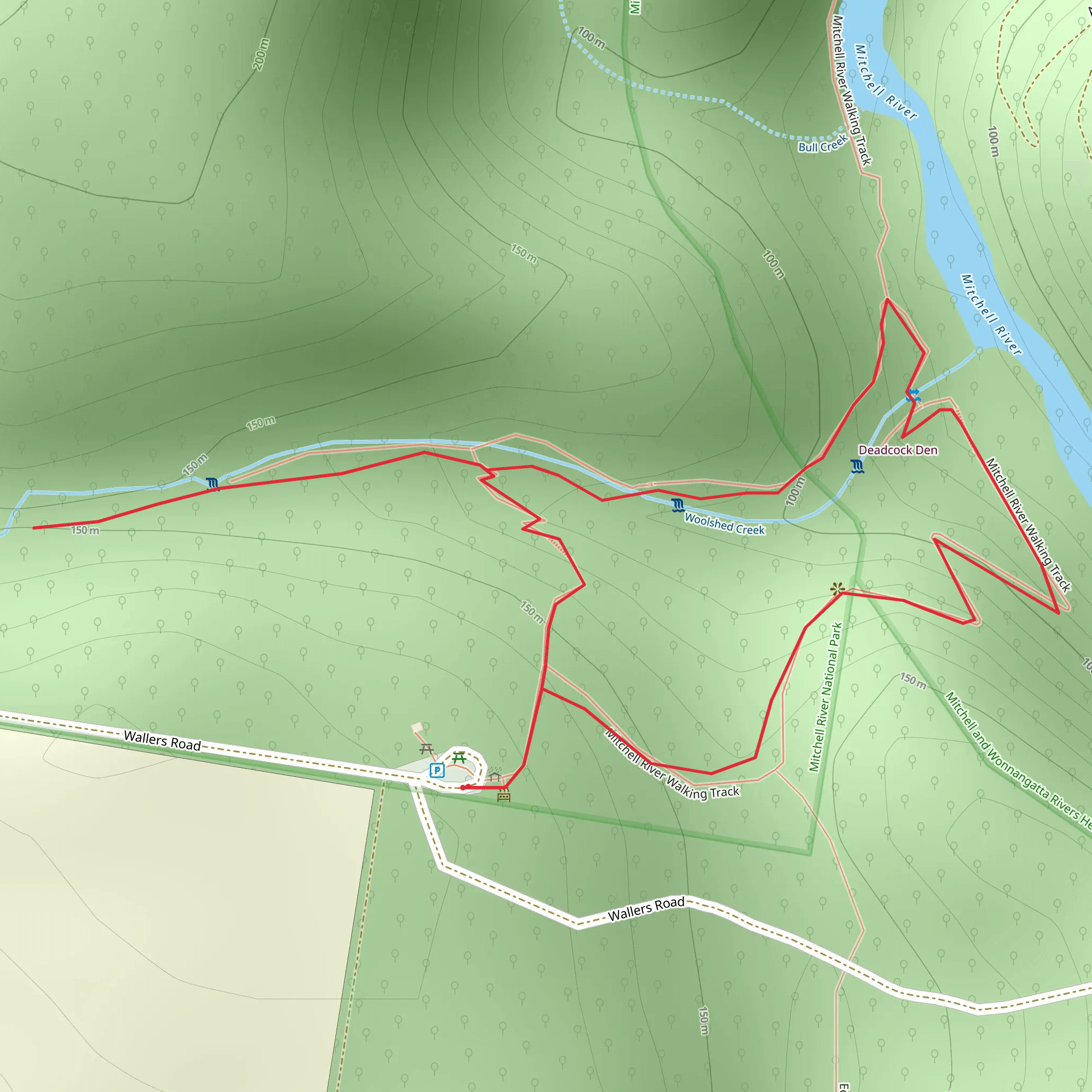 Den of Nargun Walk mobile static map