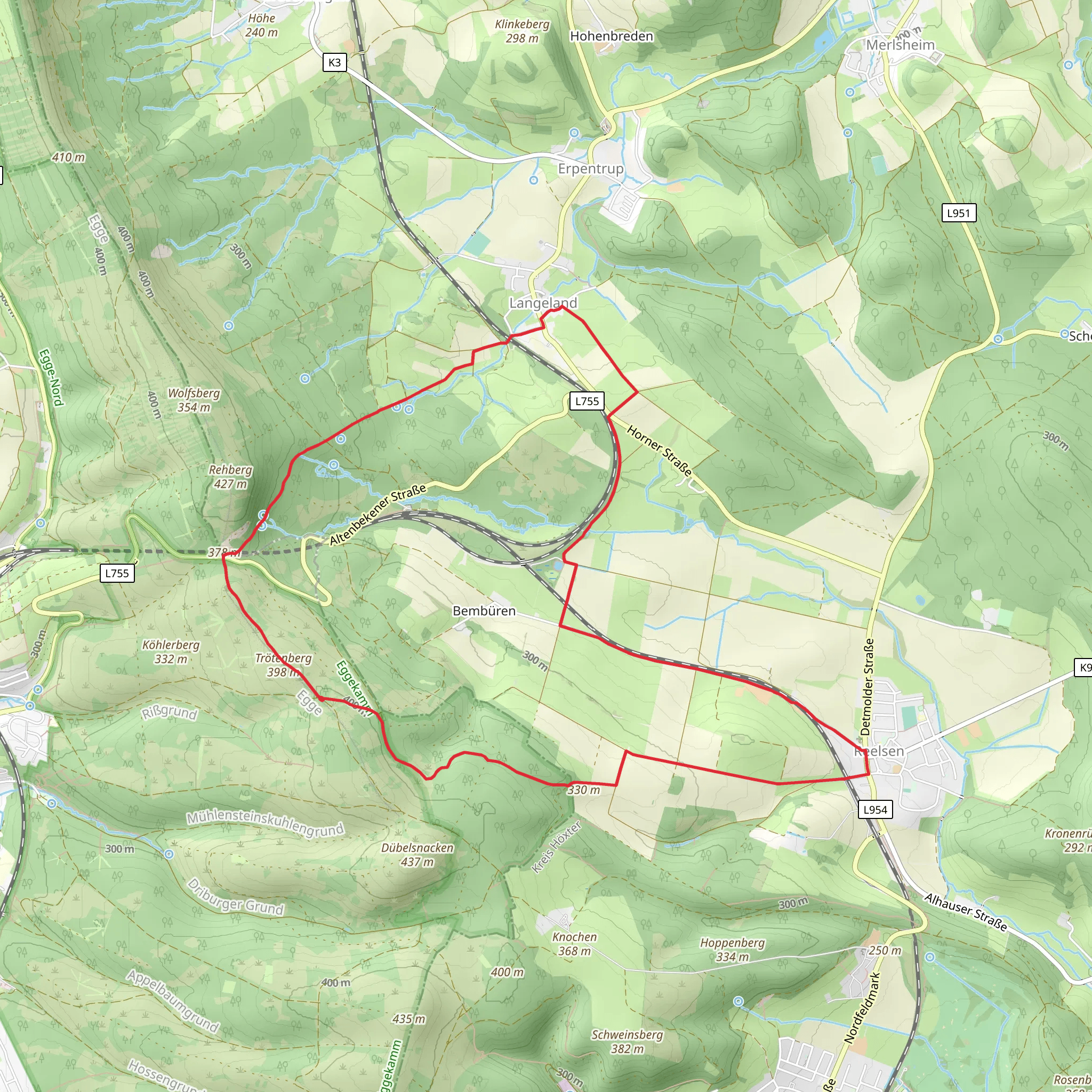Quellenweg mobile static map