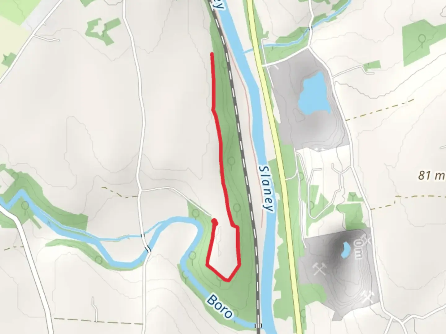 An image depicting the trail The Ringwood - Kilcarbry and its surrounding area.