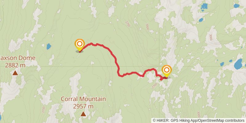 Fleming Lake and Rae Lake via Blackcap Trail stage 2 Map