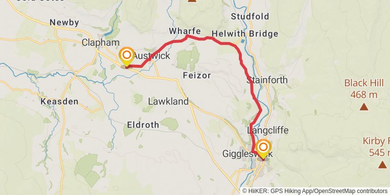 Way of the Roses stage 3 Map