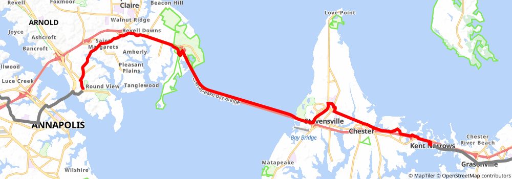 American Discovery Trail South Route stage 7 Map