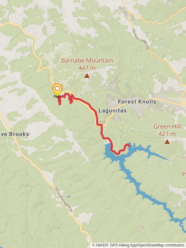 Kent Lake via Pioneer Tree Trail