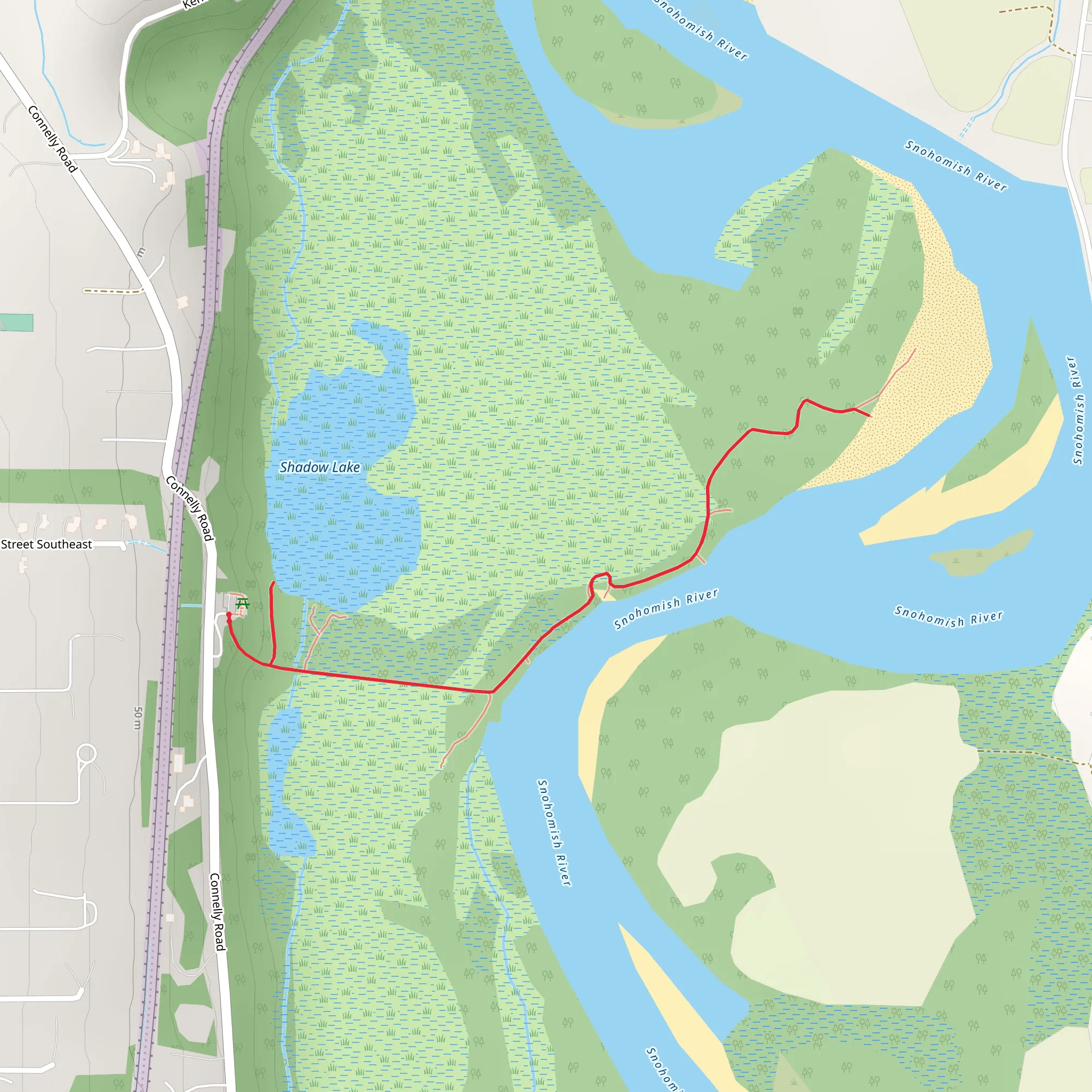 Bob Heirman Wildlife Park Walk mobile static map