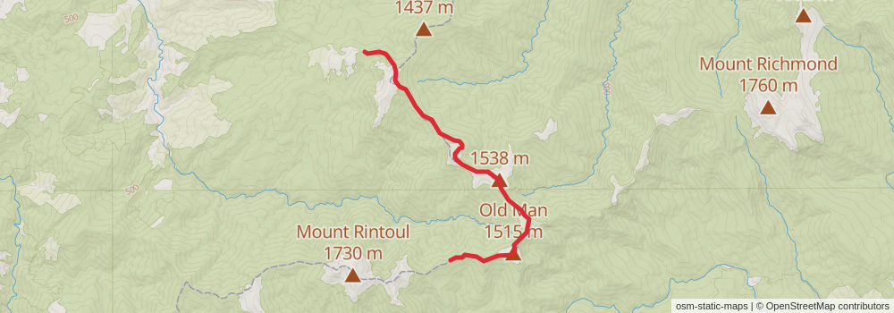 Te Araroa Trail stage 110 Map
