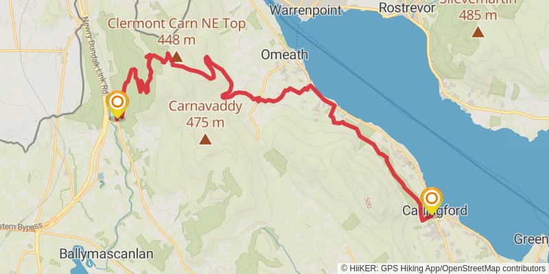Tain Way stage 2 Map