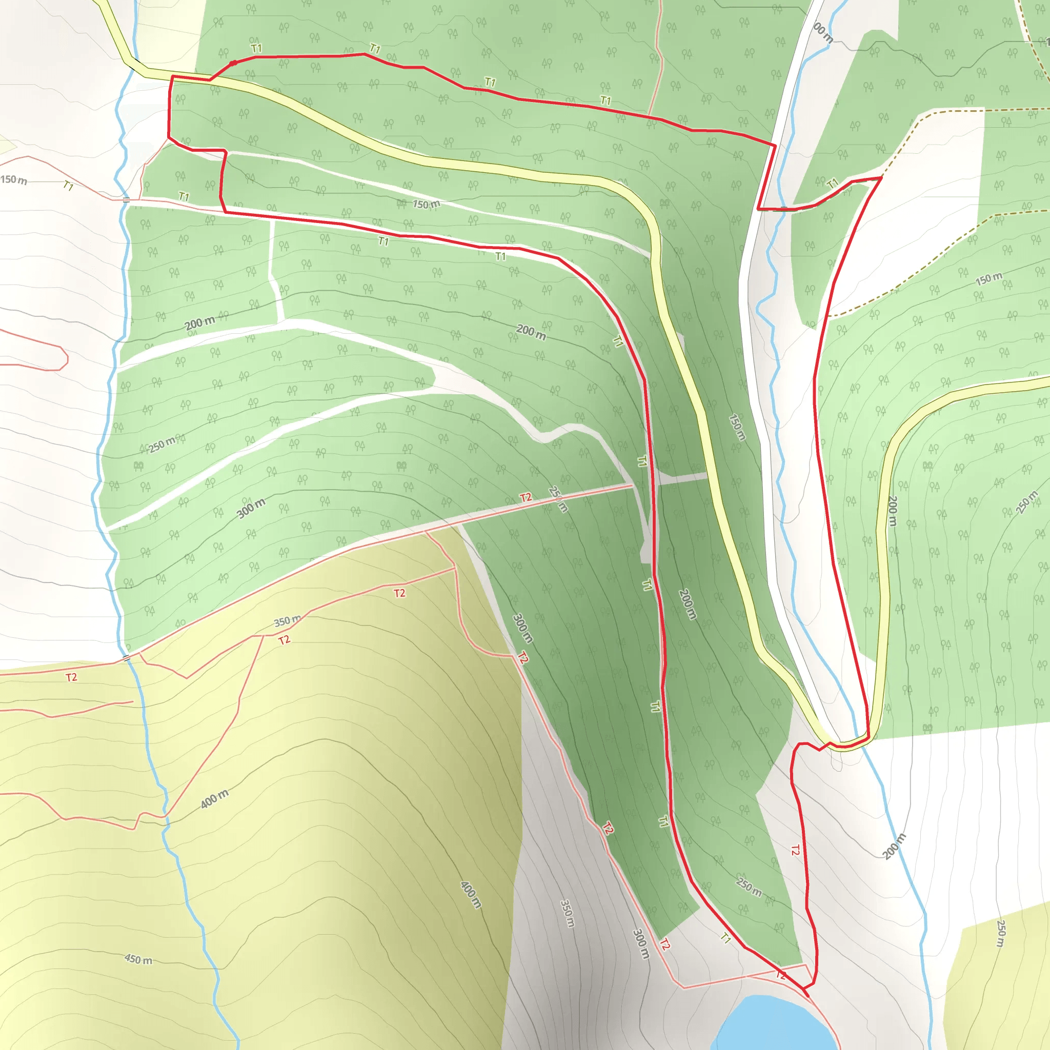 Bay Lough Loop mobile static map