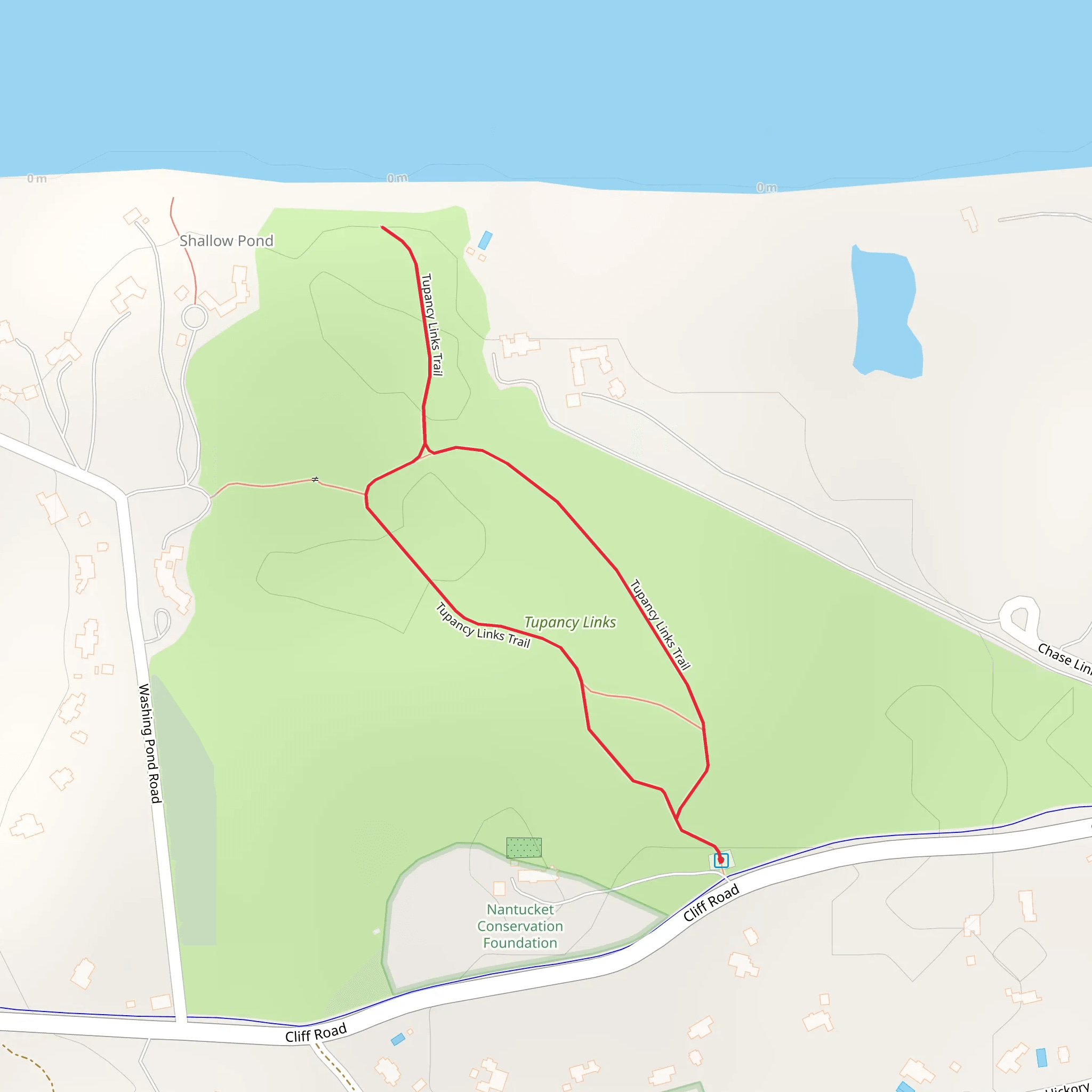 Tupancy Links Trail Loop mobile static map