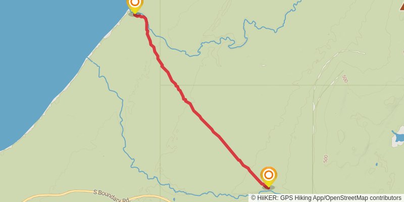 Big and Little Carp Trails alt 3 Map