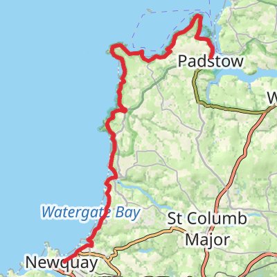 South West Coast Path 4-Day Moderate Tour (Hillwalk Tours) mobile static map