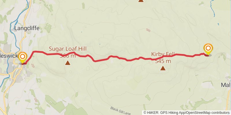Tributaries Walk stage 9 Map