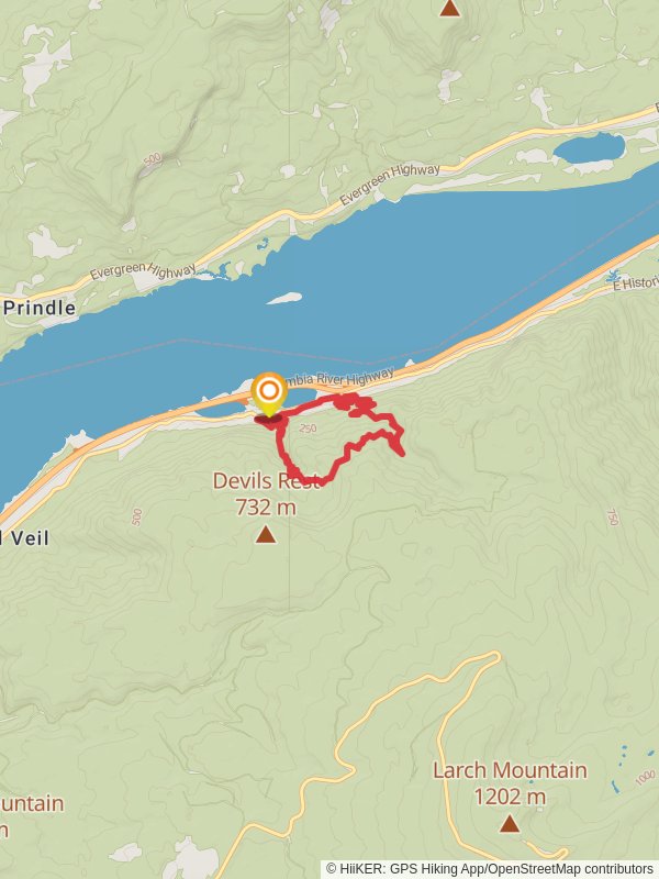 Wahkeena, Top of the Falls and Larch Mountain Loop Trail