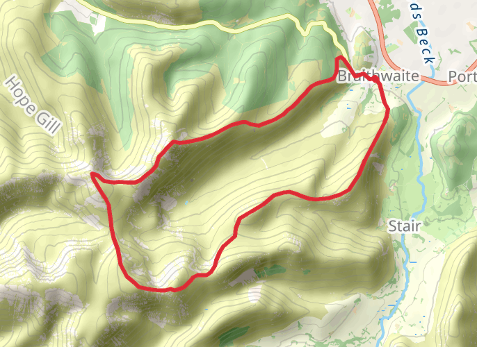 coledale loop mobile static map