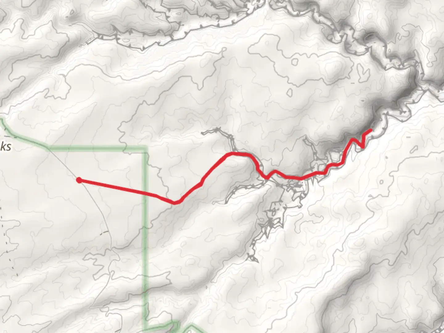 An image depicting the trail Wilow Gulch and Broken Bow Arch Trail and its surrounding area.