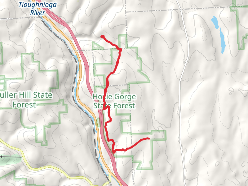 Hoxie Gorge Road via NCT