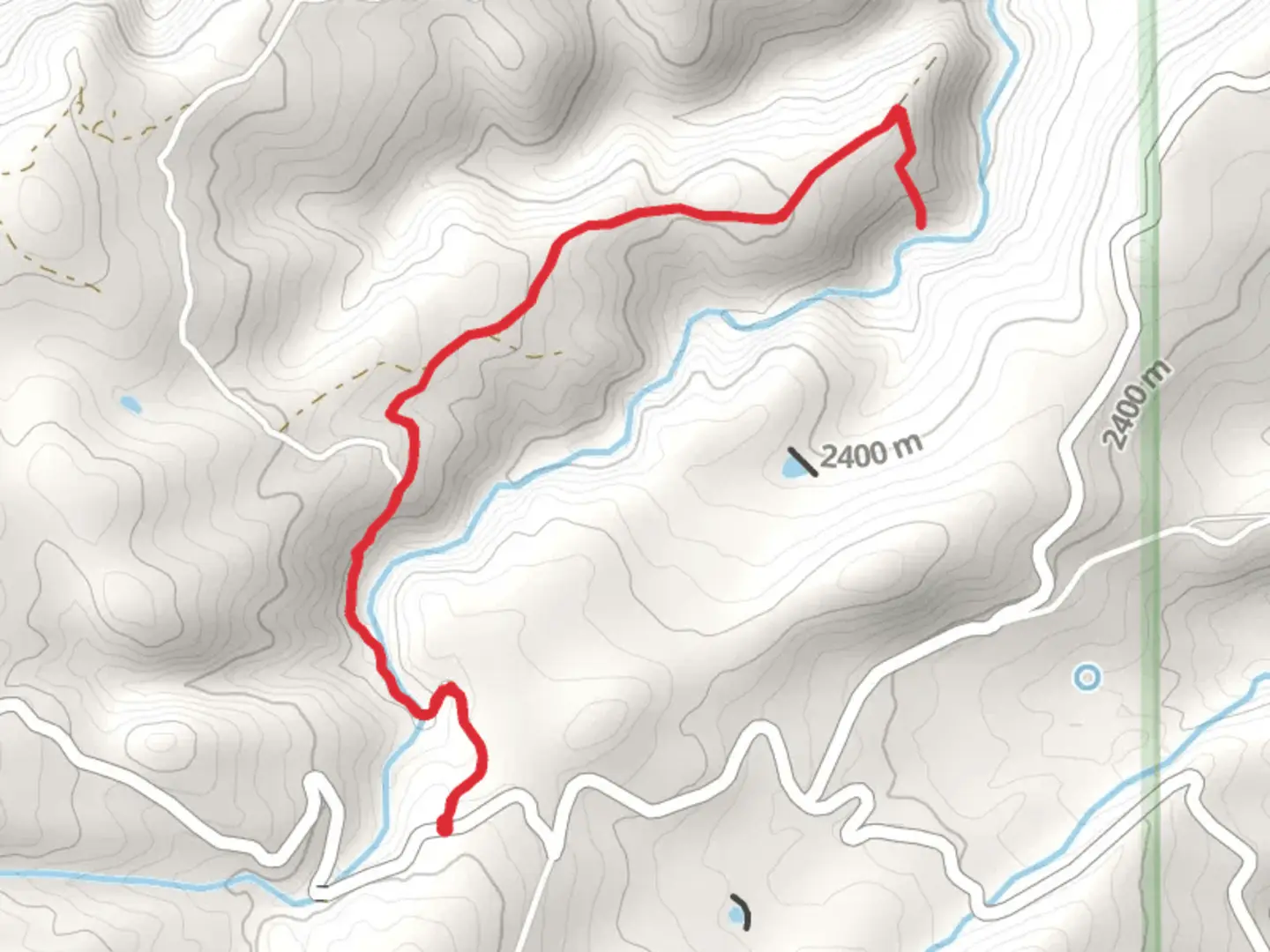 An image depicting the trail Walk along Little Saint Charles Creek and its surrounding area.