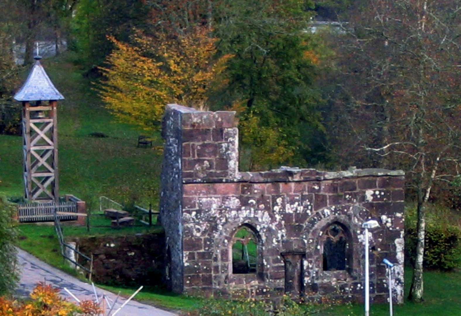An image depicting the trail KlimaErlebnis Route and Eggeweg loop and its surrounding area.