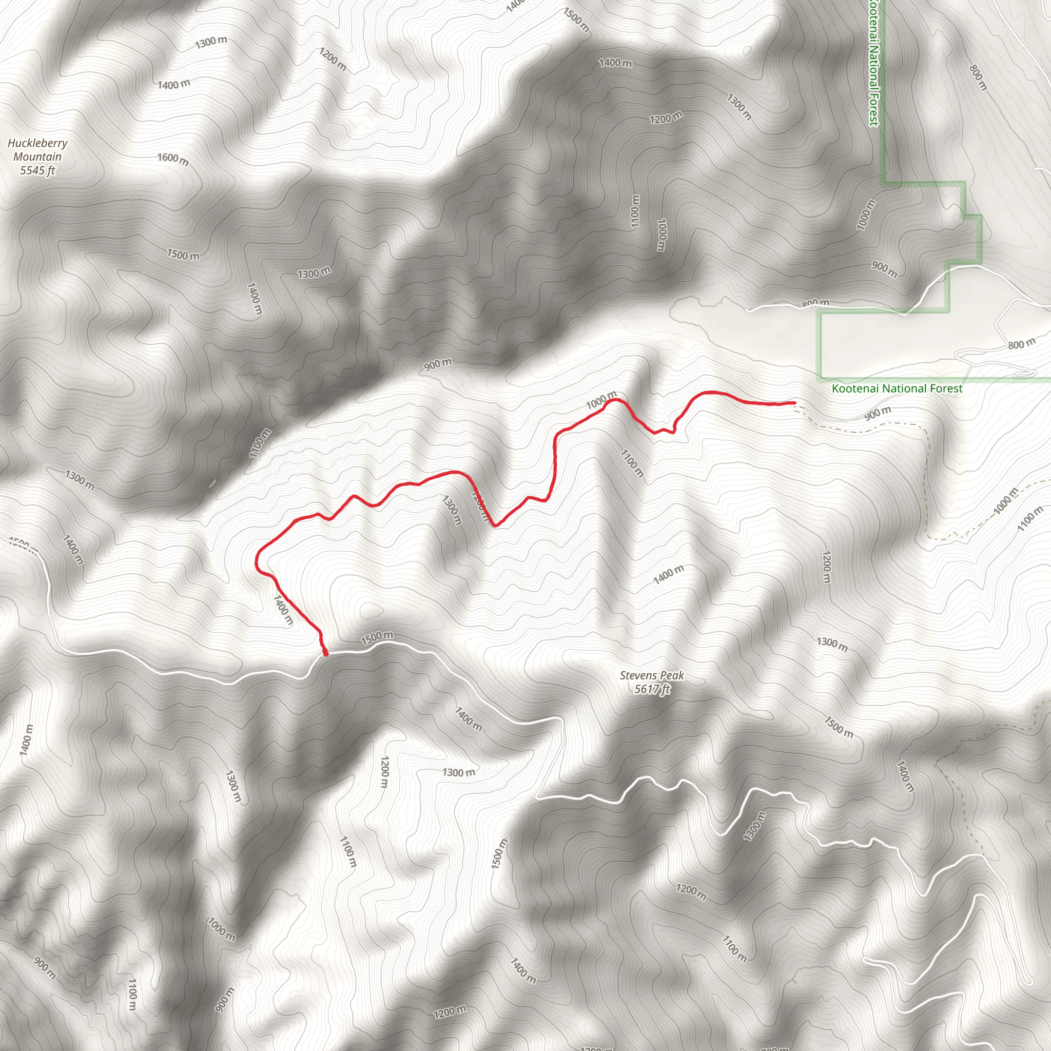 Stevens Creek Trail mobile static map