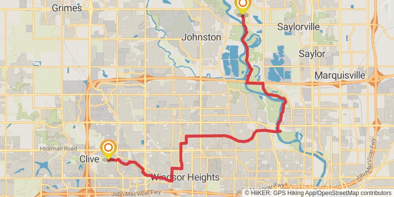 American Discovery Trail North Route stage 149 Map