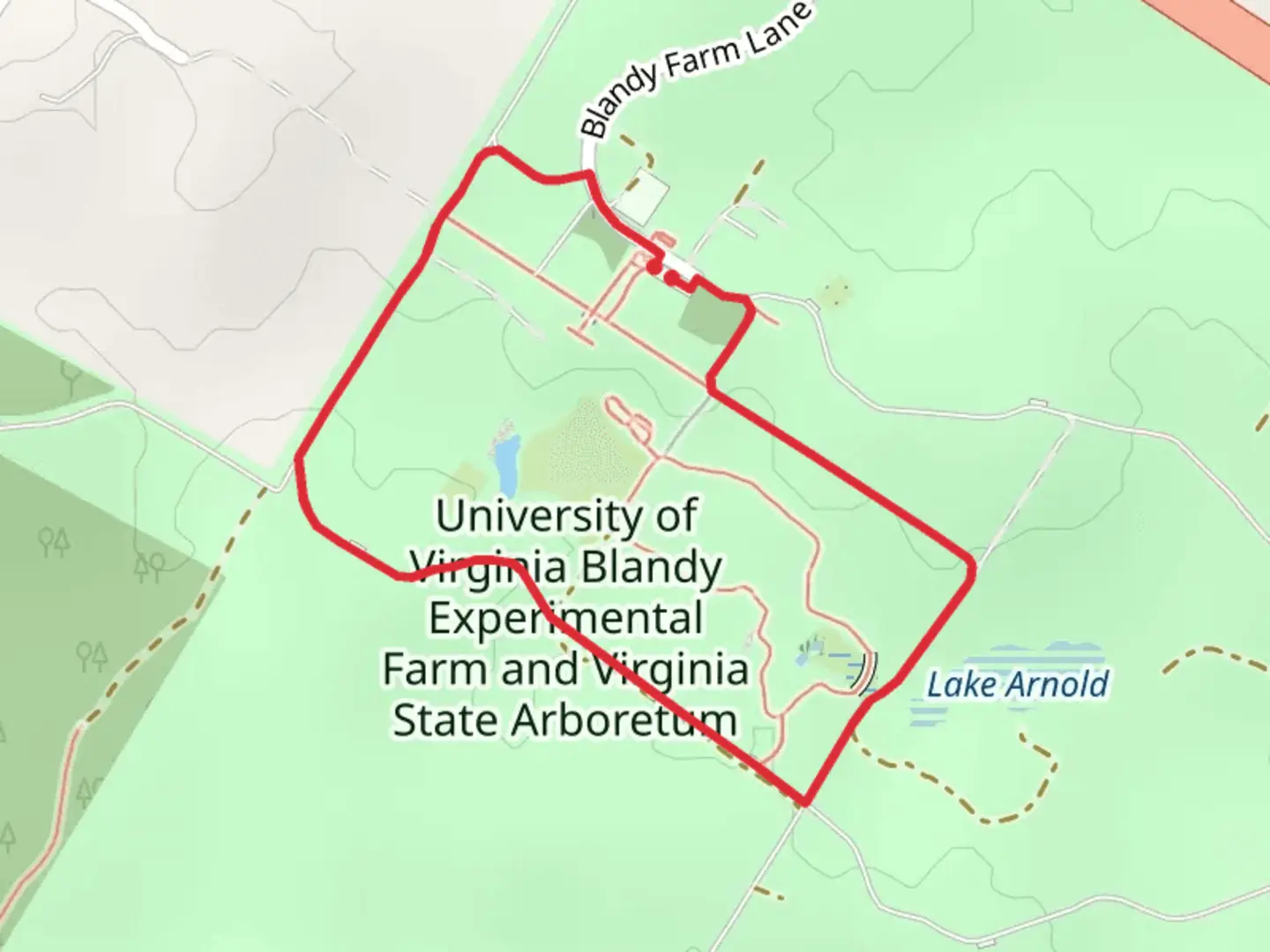 An image depicting the trail Lake Georgette Loop and its surrounding area.