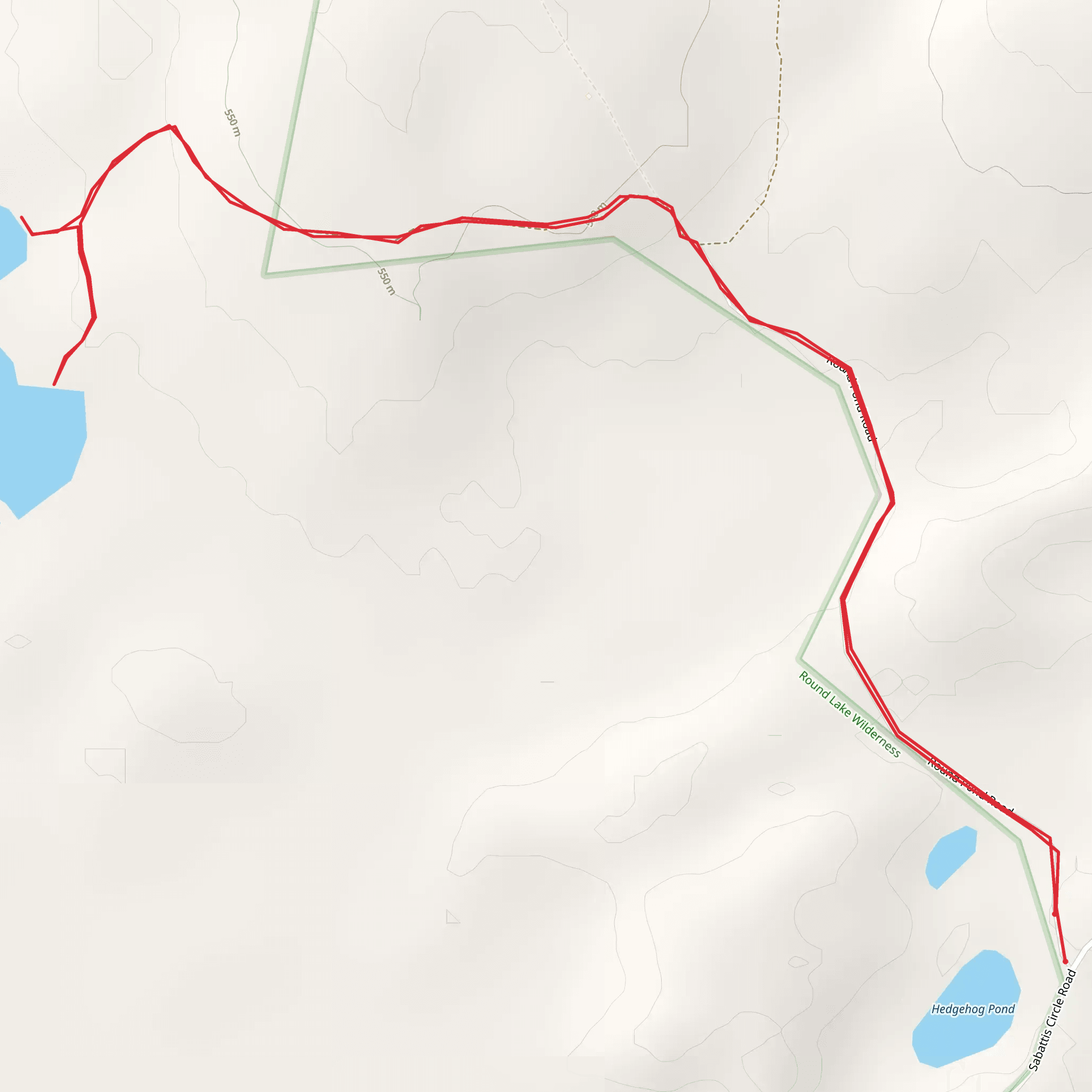 Round Lake from Round Pond Road mobile static map