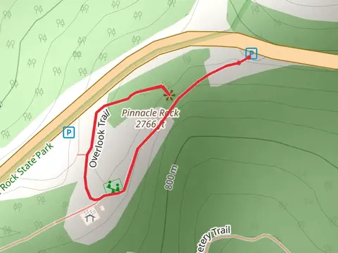 Overlook Trail via Pinnacle Rock