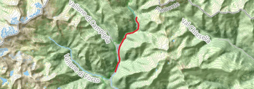 Grande Traversata delle Alpi stage 23 Map