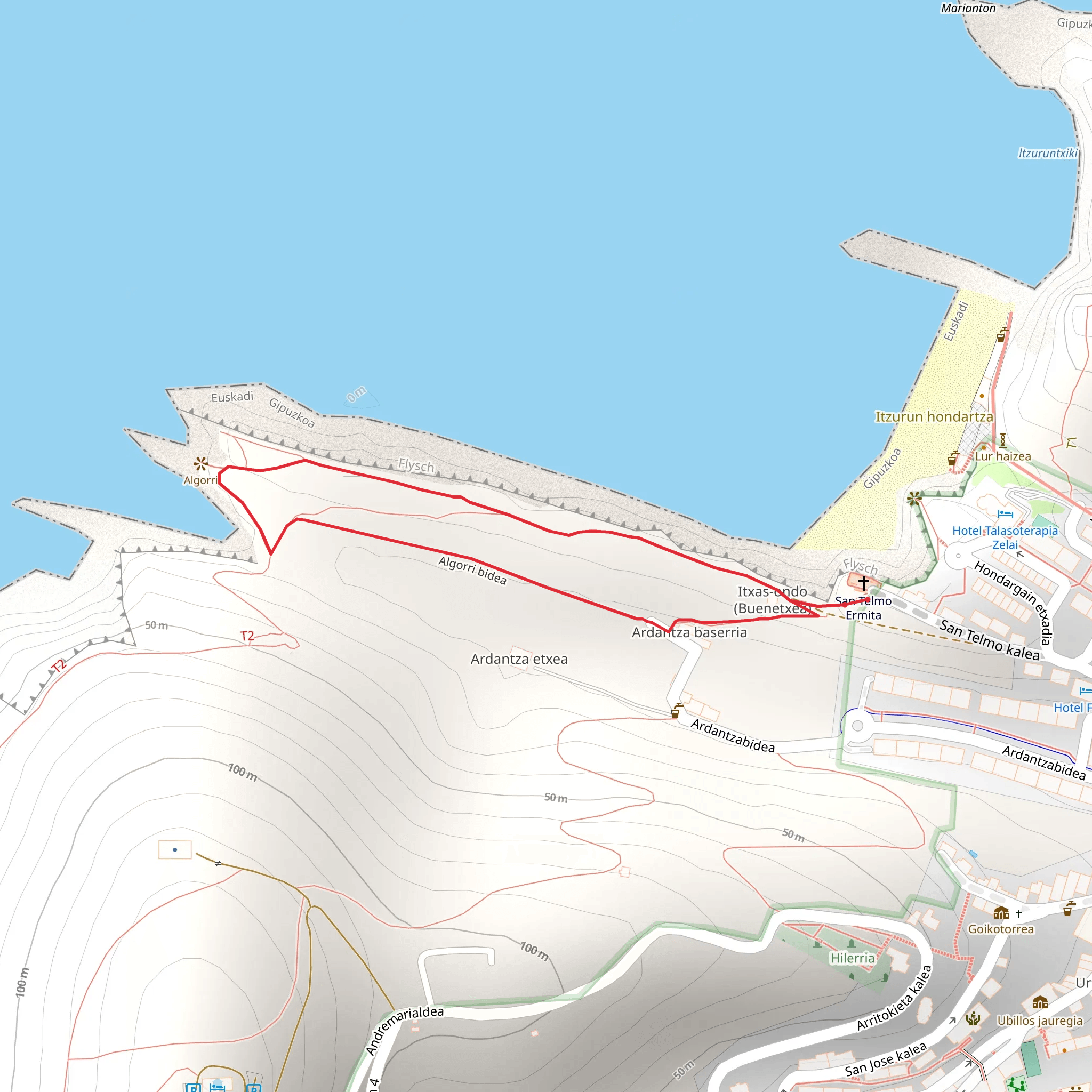 Geological Treasure - Zumaia SL GI 5001 mobile static map