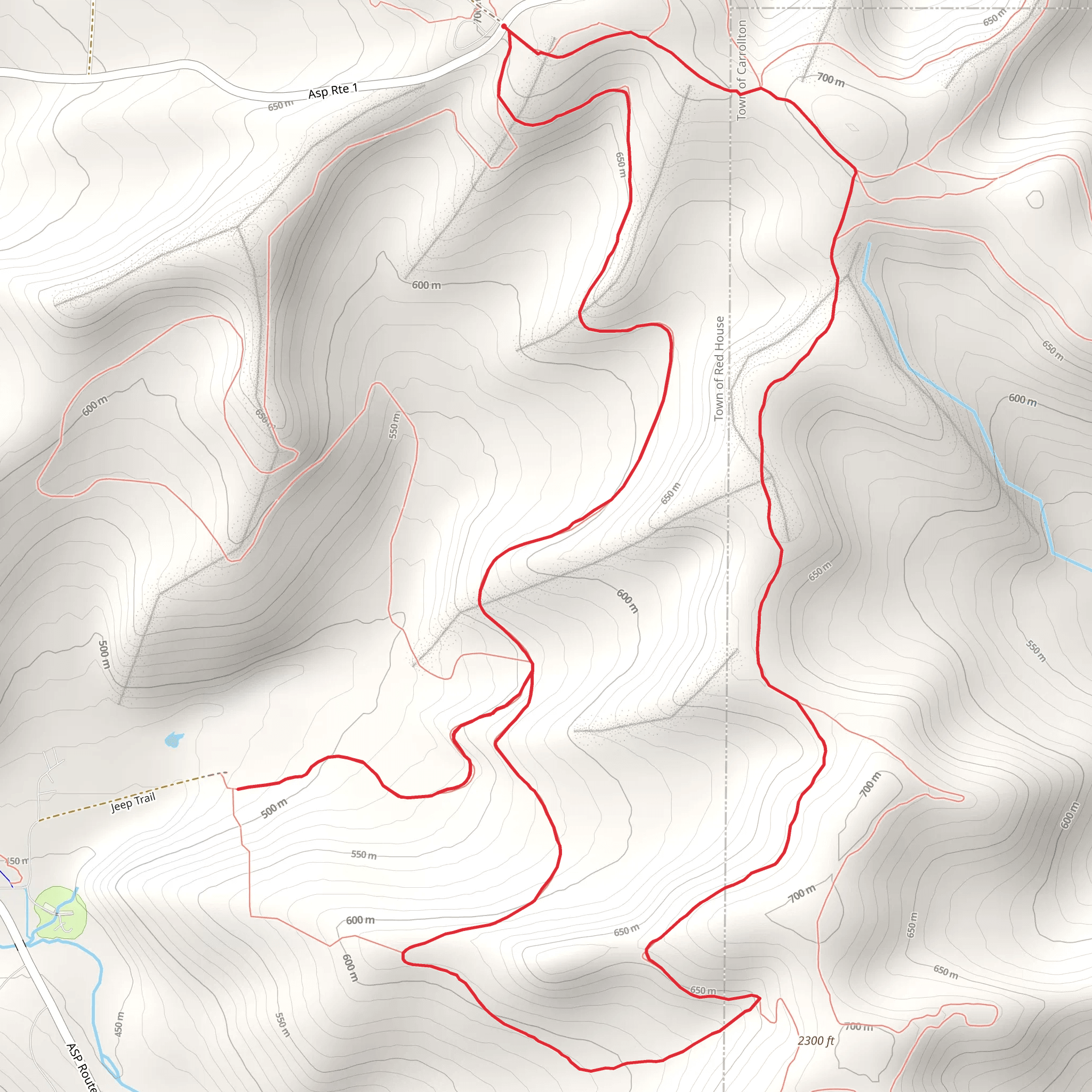 Patterson Loop Trail mobile static map