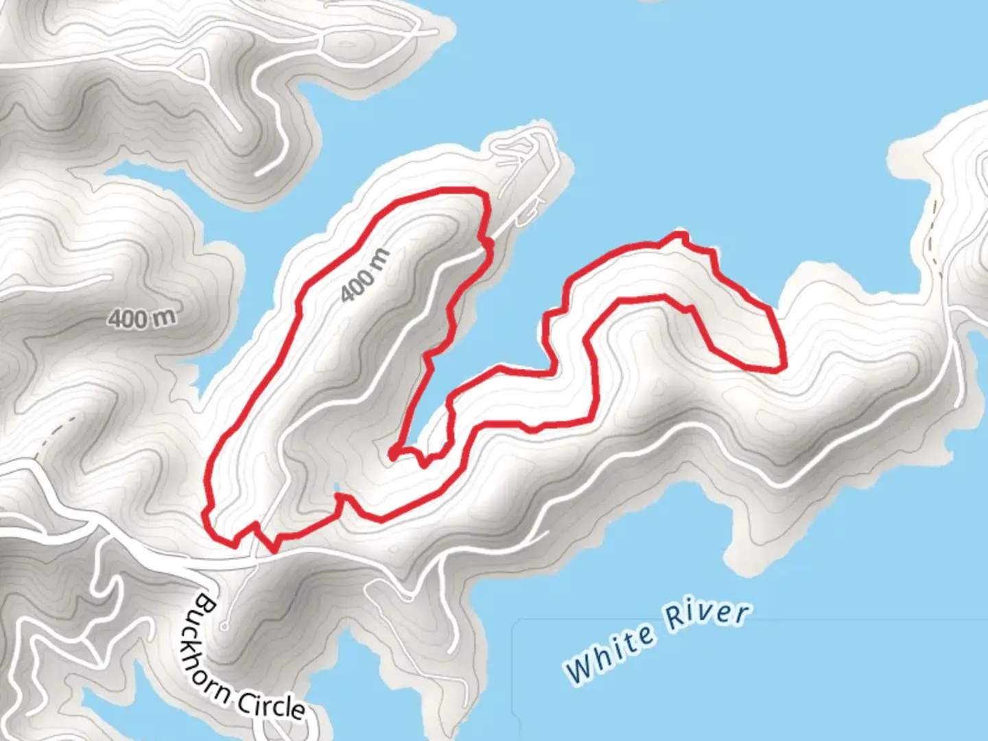 An image depicting the trail Lost Bridge Trail and its surrounding area.