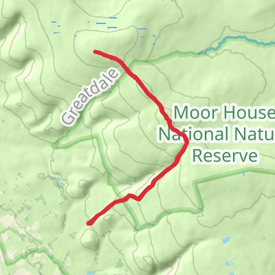 Cross Fell Hike - Milburn mobile static map