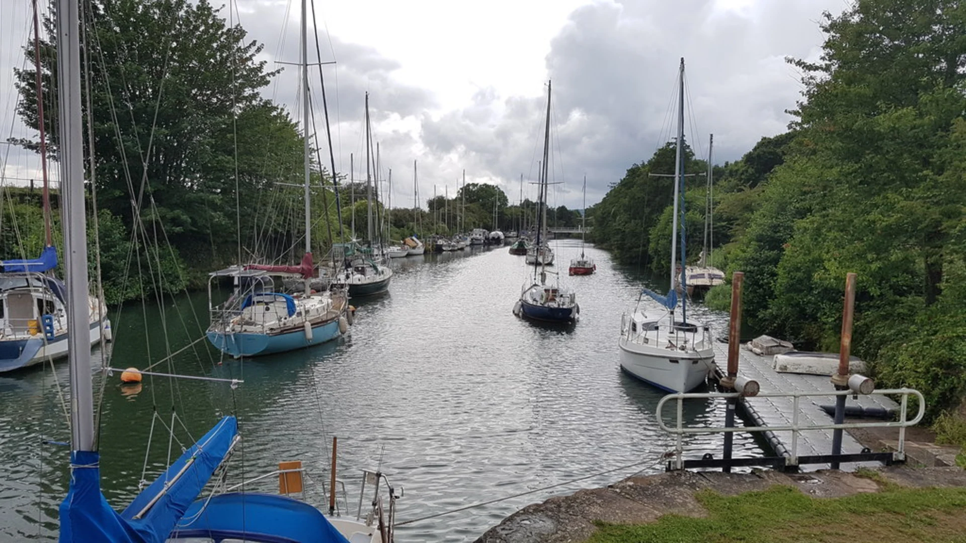 An image depicting the trail Lydney Harbour Walk and its surrounding area.