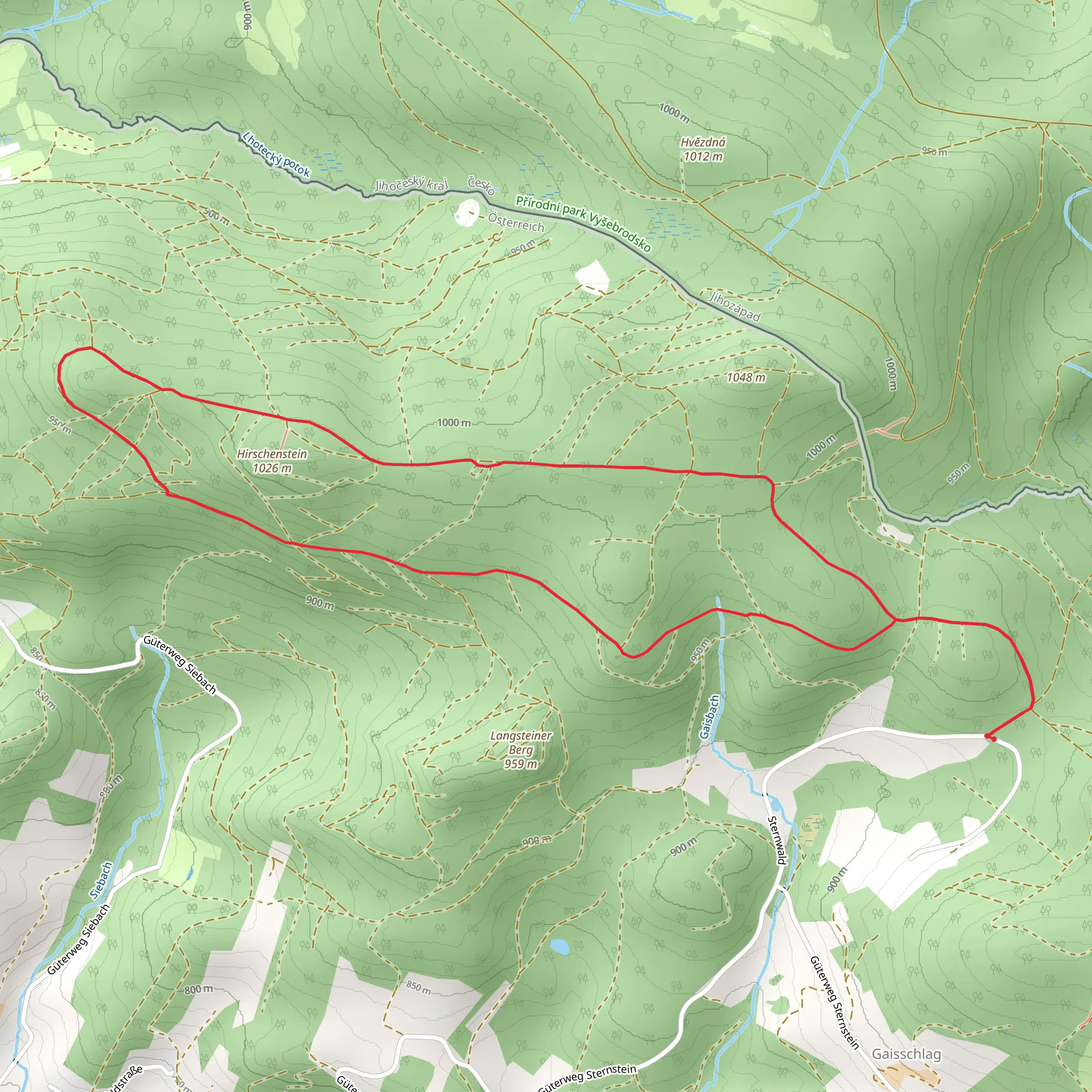 43a Wind Farm - Vorderweibenbach Loop mobile static map