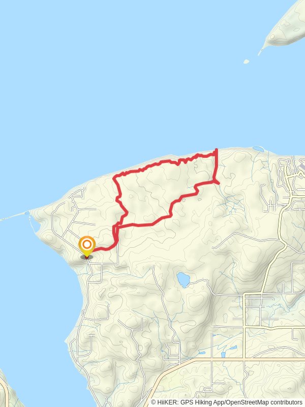 Bluff, Beach and 1st Loop Trail