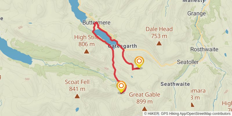 Lakeland Loop from Ambleside stage 4 Map