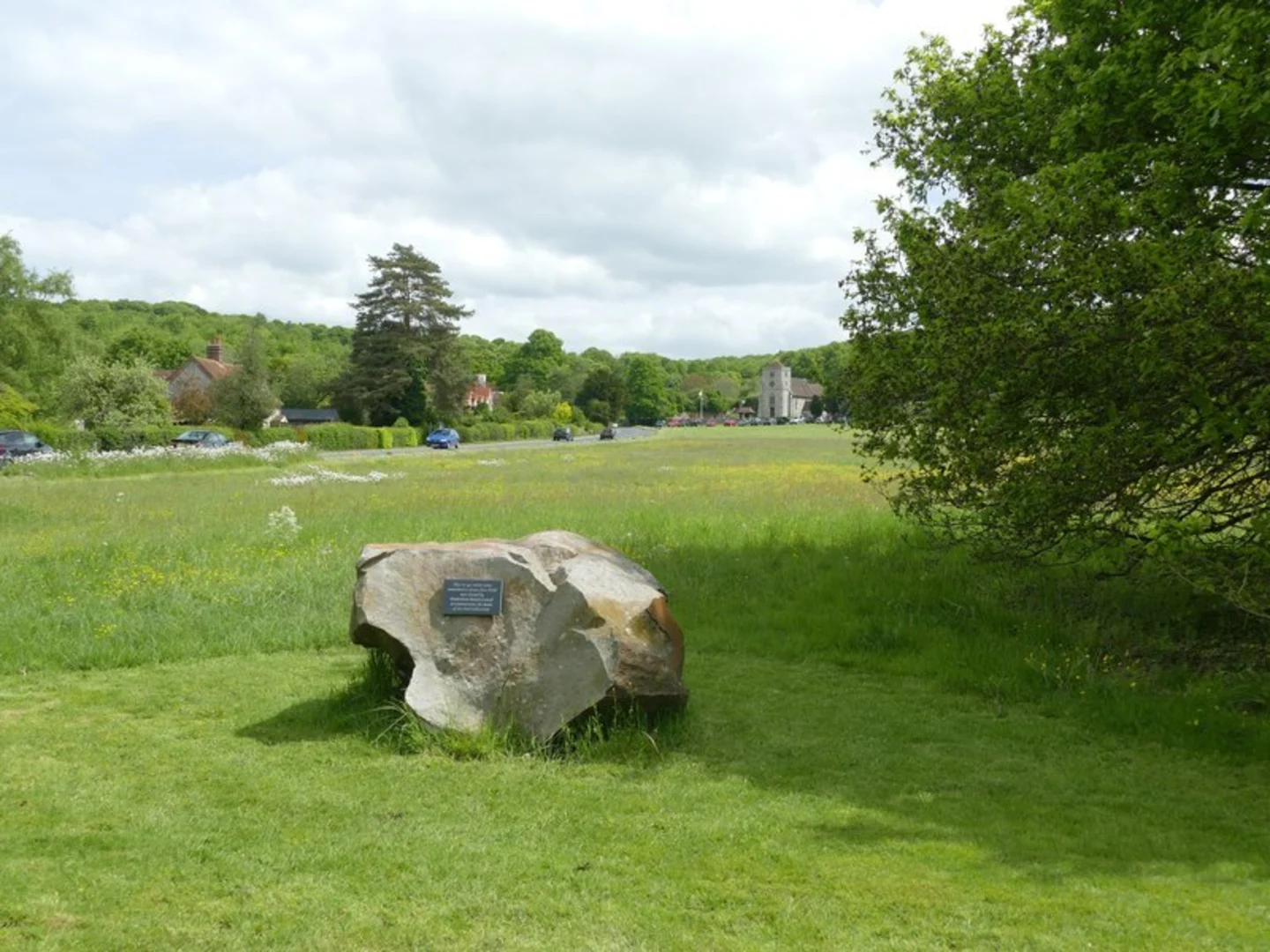 An image depicting the trail Bradenham Woods Loop and its surrounding area.