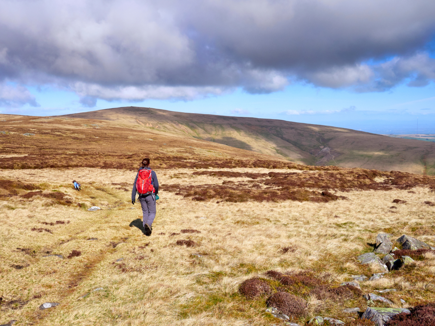 An image depicting the trail Carrock Fell and its surrounding area.