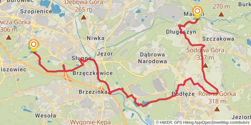 25th Pttk Anniversary Trail stage 4 Map