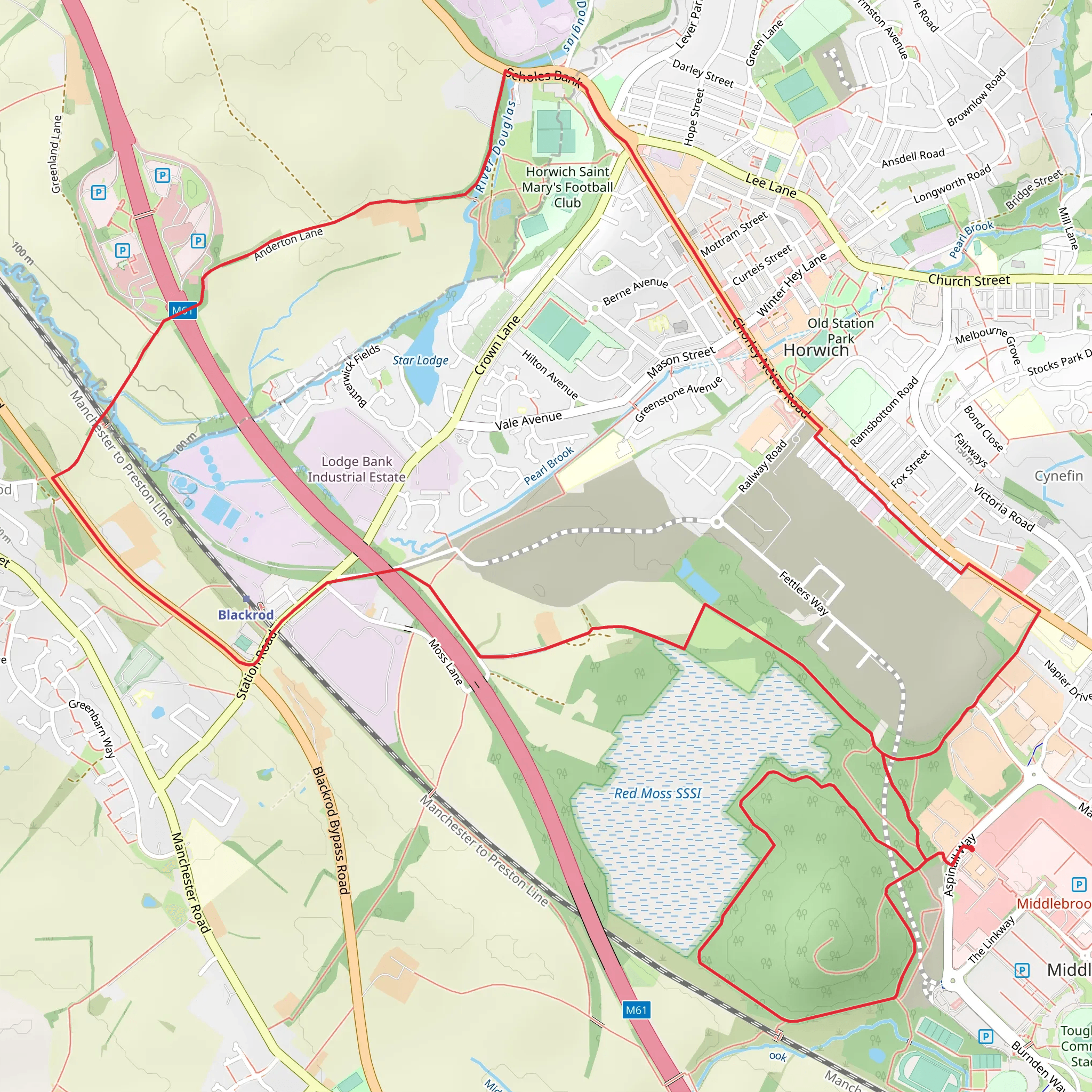 Middlebrook Loop mobile static map