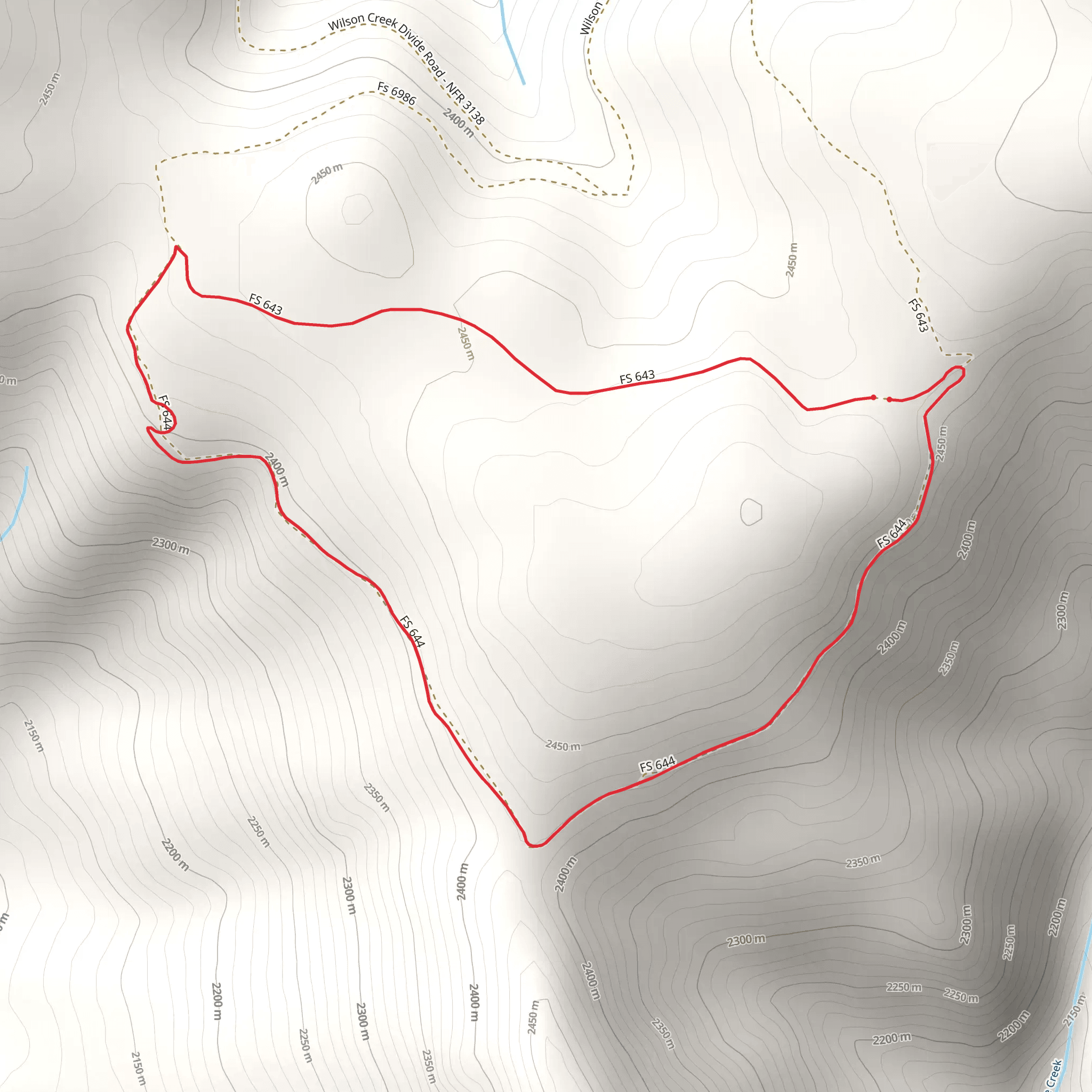 Lower Purdy Creek via Purdy Creek Trail mobile static map