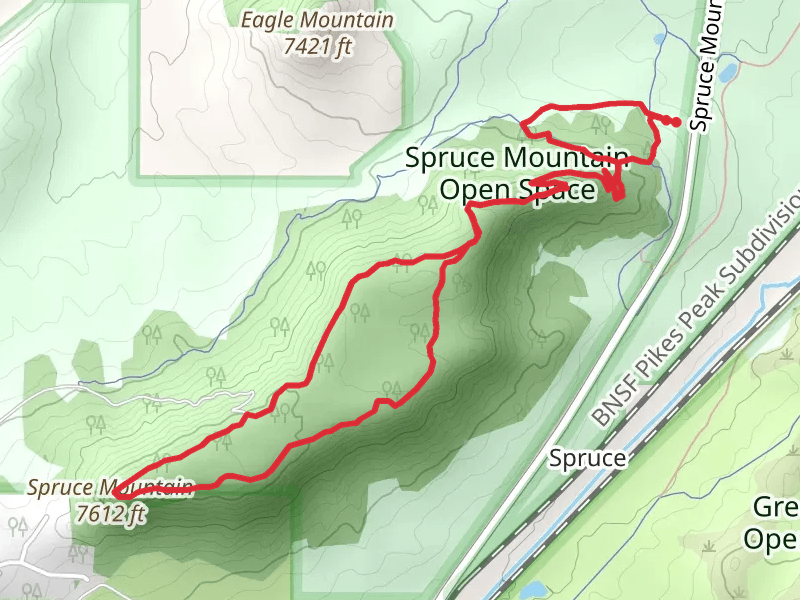 Eagle Pass and Spruce Mountain Loop Trail